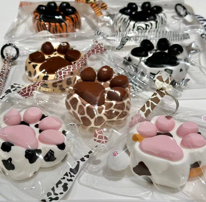 Leopard Print Cat Paw Taba Squishy Toy - Find Your Love Squishy