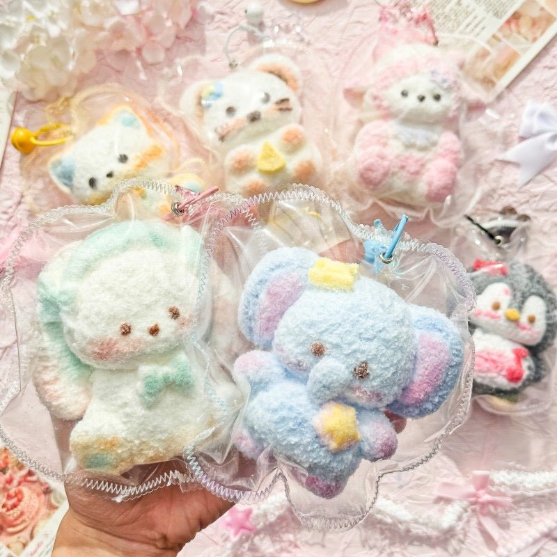 Lovely Animals Cutie Flocked Taba Squishy - Find Your Love Squishy