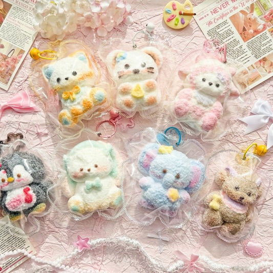 Lovely Animals Cutie Flocked Taba Squishy - Find Your Love Squishy
