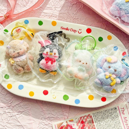 Lovely Animals Cutie Flocked Taba Squishy - Find Your Love Squishy