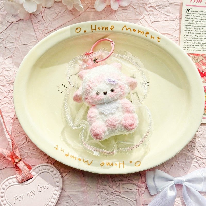 Lovely Animals Cutie Flocked Taba Squishy - Find Your Love Squishy
