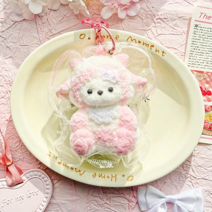 Lovely Animals Cutie Flocked Taba Squishy - Find Your Love Squishy