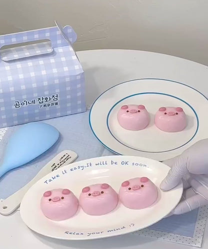 Piggy Bun Taba Squishy Toy(1 pc)