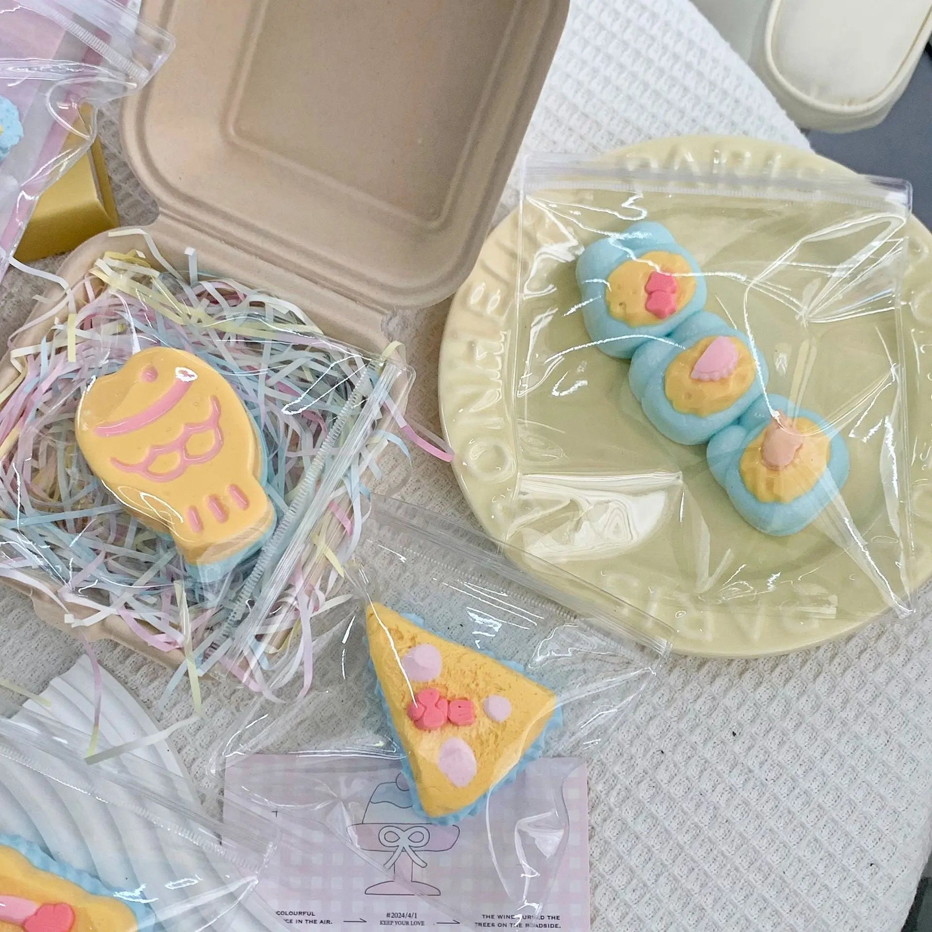 Salt Cheese Dessert Series Taba Squishy Toy - Find Your Love