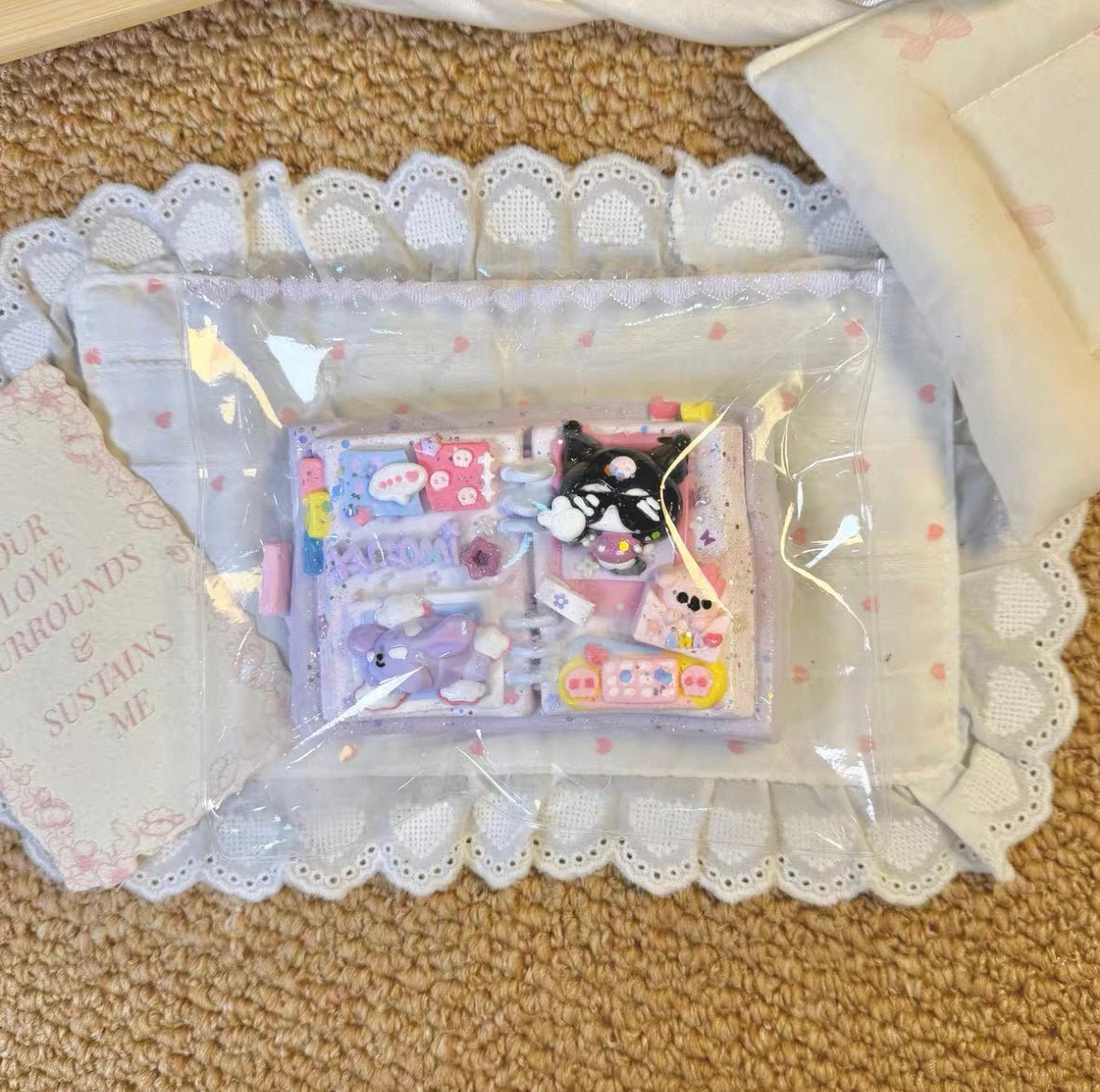 Sanrio Cartoon Notebook Taba Squishy Toy - Find Your Love Squishy