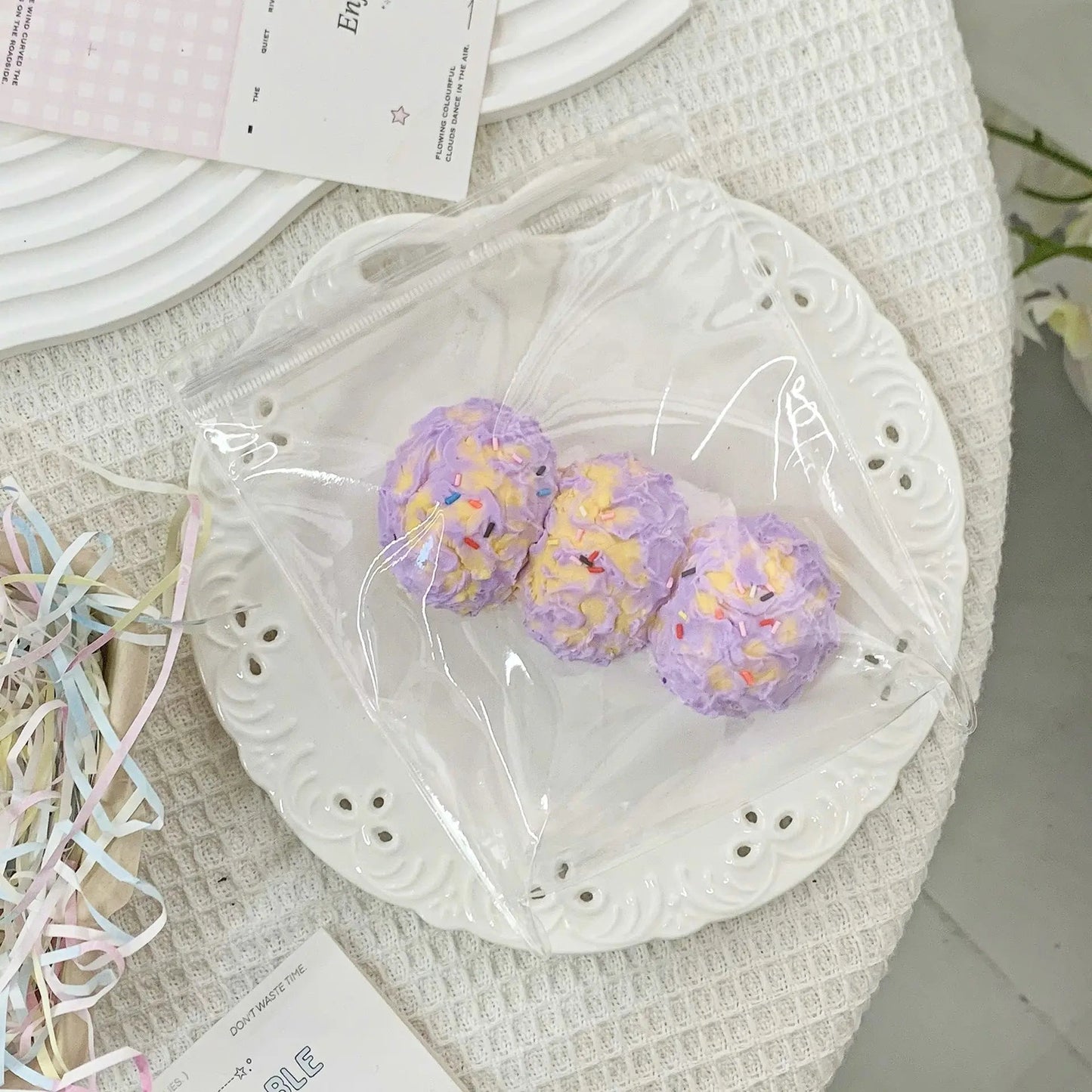 Taro Cake Dessert Series Taba Squishy Toy - Find Your Love