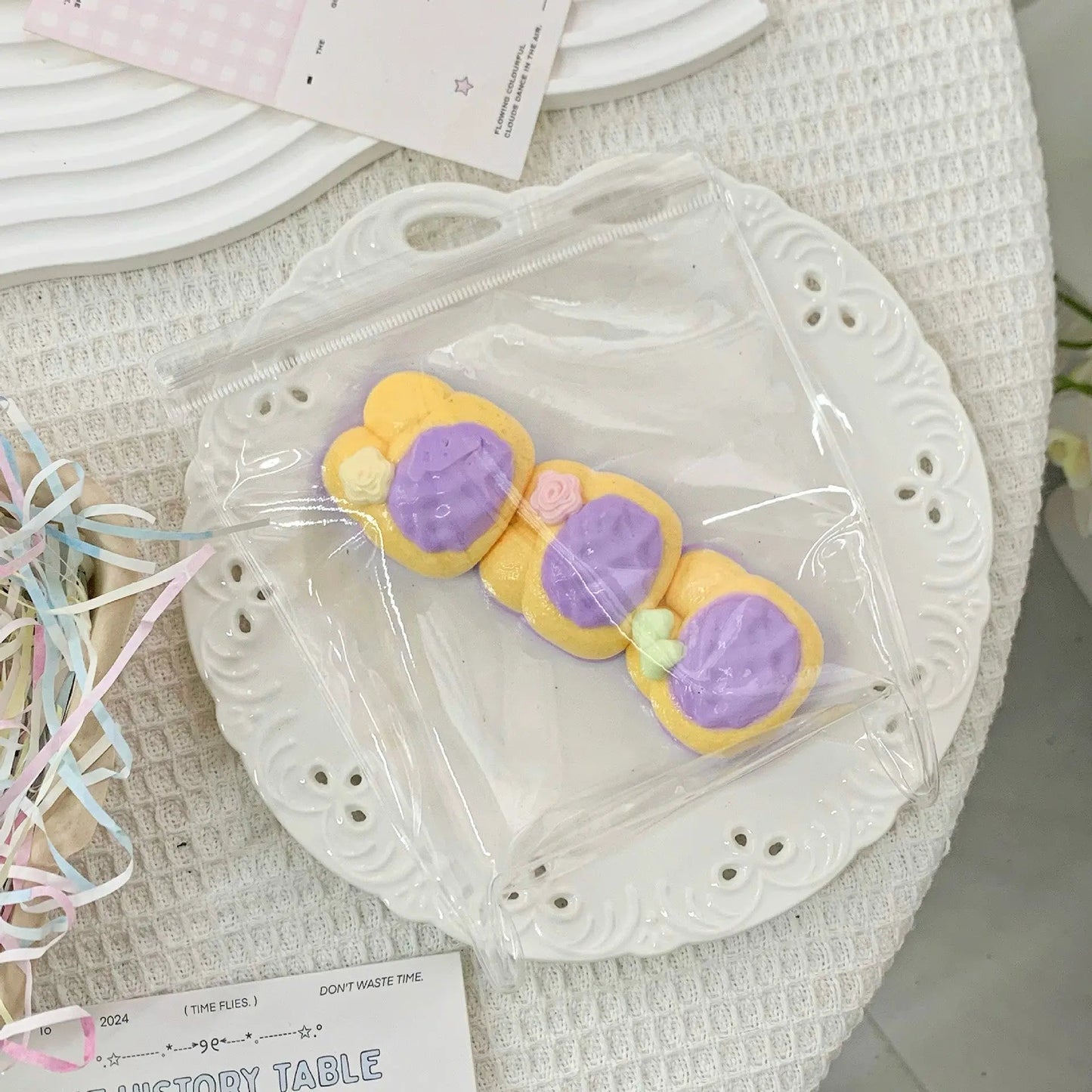 Taro Cake Dessert Series Taba Squishy Toy - Find Your Love